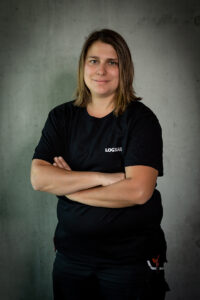Sandra Gassner, Strassentransportfachfrau EFZ Logbau AG Maienfeld