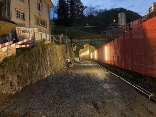 Logbau AG im Einsatz, SBB Tunnel Bommerstein